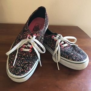 Speckled Vans sneakers